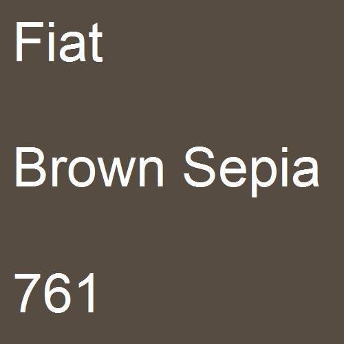 Fiat, Brown Sepia, 761.